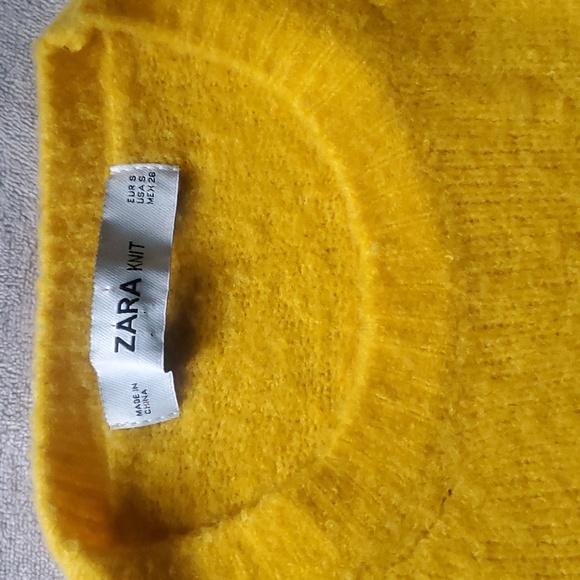 Zara Knit Yellow Gold HiLo Sweater - Picture 2 of 9